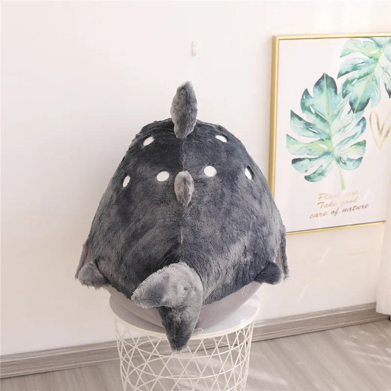 Kawaii Fat Shark Plush Toy – Soft Whale Hug Pillow