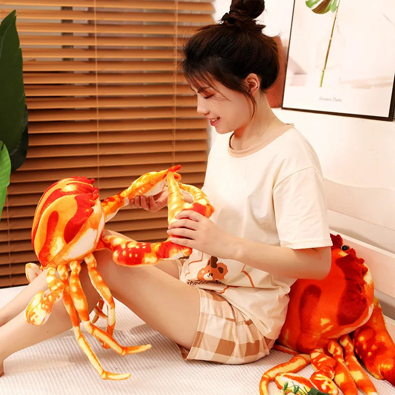 Simulated Crab Plush Toy – A Big-Hearted Sea Creature with a Soft Side