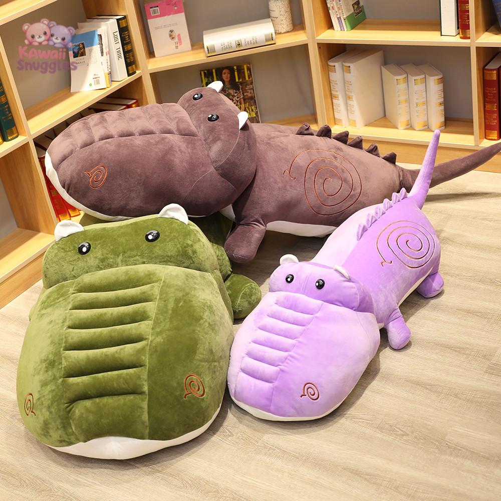 Simulation Crocodile Plush Toy – Soft Stuffed Alligator Doll