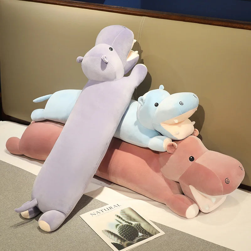 Giant Soft Hippo Plush Toy – A Huggable Gentle Giant for Every Age