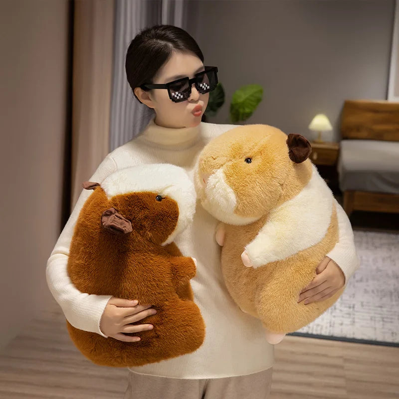 Guinea Pig Plush Simulation Guinea Pig Animal Plush Stuffed Doll Toy Theme Party Birthday Christmas Decoration Kids Birthday Gif