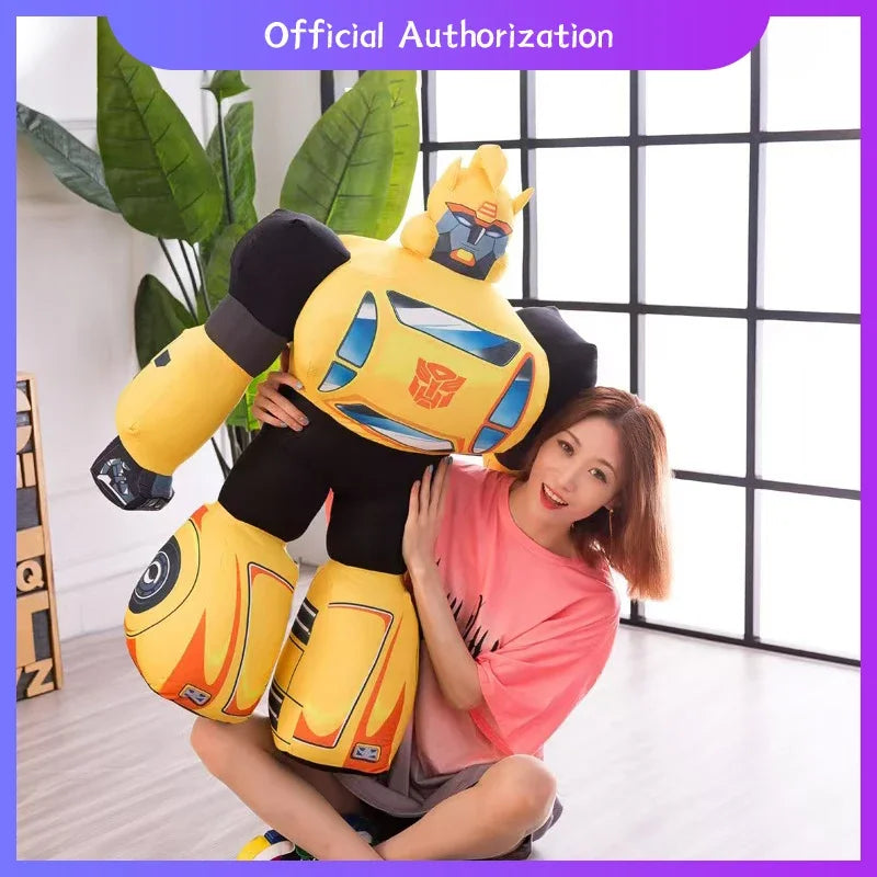 Transformers Autobots Optimus Prime Megatron Bumblebee Plush Toy Cartoon Stuffed