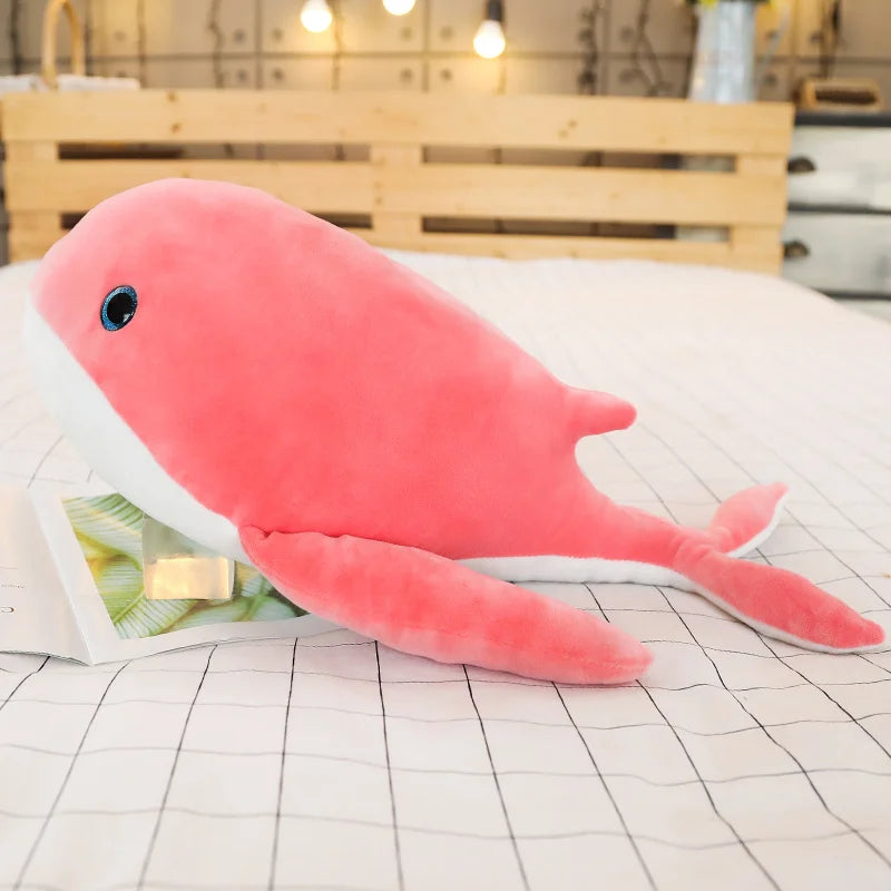 Cute Dream Giant size big Whale Plush Toy Whale Stuffed Doll Soft