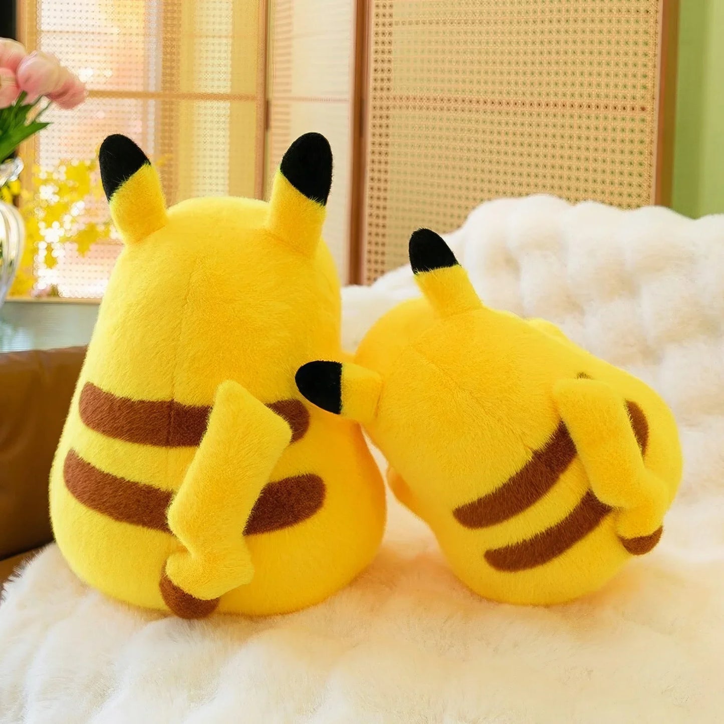 Kawaii Pokémon Pikachu Plush Toy – Transforming Capybara Soft Doll for Kids