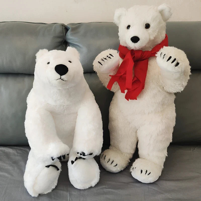 Pop Christmas Realistic Polar Bear Plush Toy