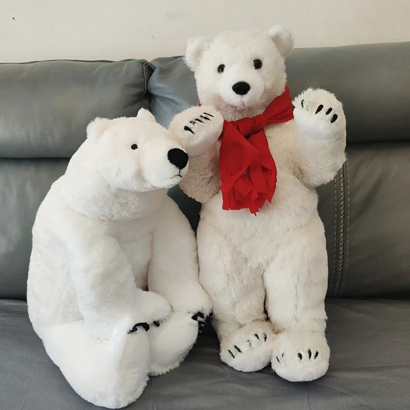 Pop Christmas Realistic Polar Bear Plush Toy