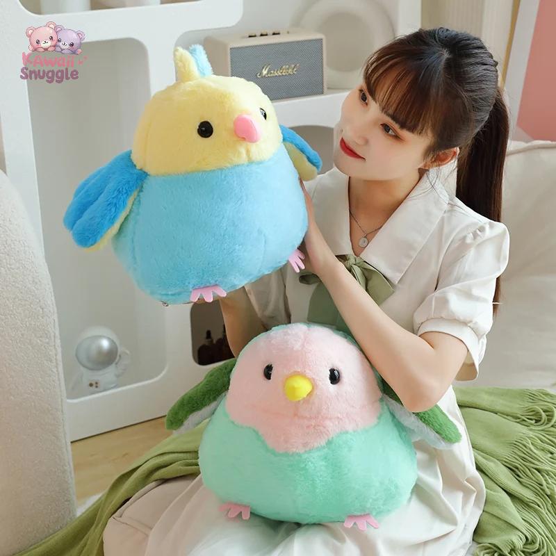 Hot Simulation Soft Lifelike Fat Parrot Plush – A Realistic and Adorable Bird Friend