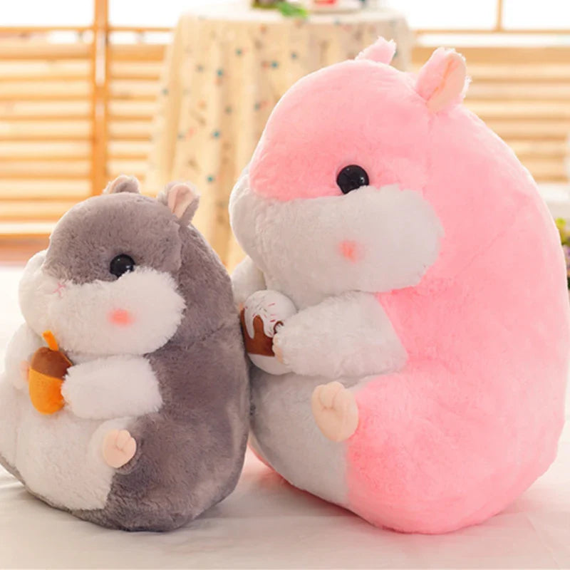 Cute Cartoon Holding Snacks Hamster Plush Toy