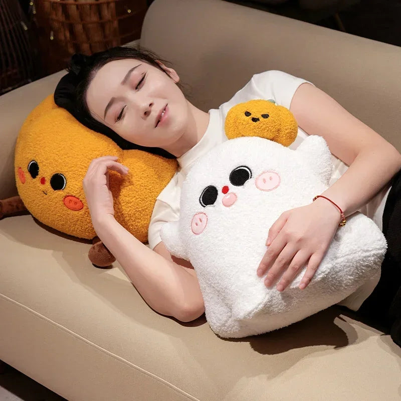 Spoofing Ghost Pumpkin Plush Toys Halloween Decoration Stuffed Animal Doll Creative Evil Throw Pillow Party Holiday Gift Present
