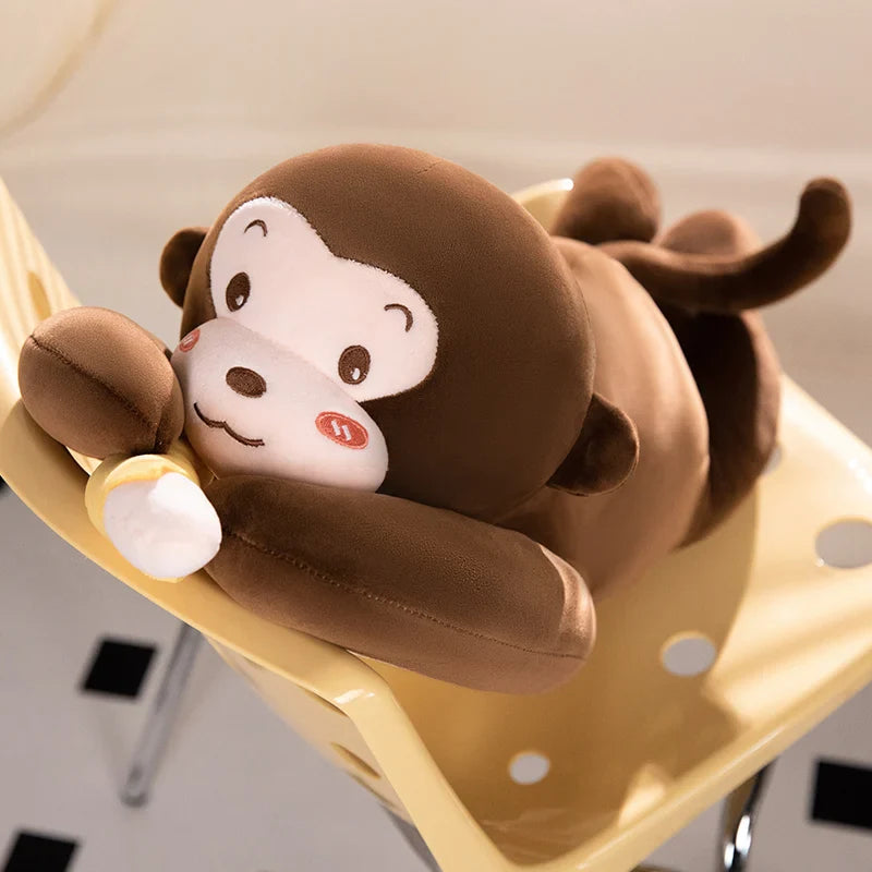Lying Monkey Plush Toy Kawaii Long Arm Banana Monkey Plush