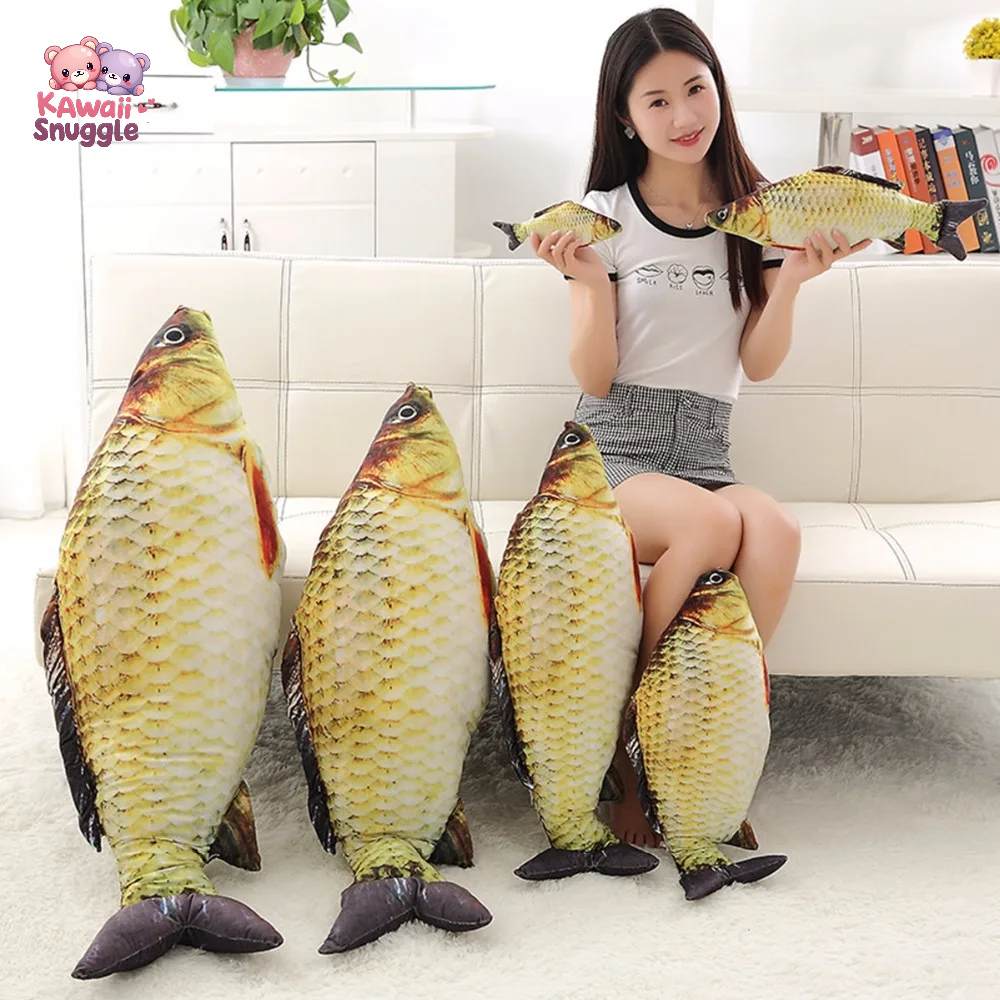 Trout Simulation Carp Plush Toy – A Realistic and Fun Plush Pillow