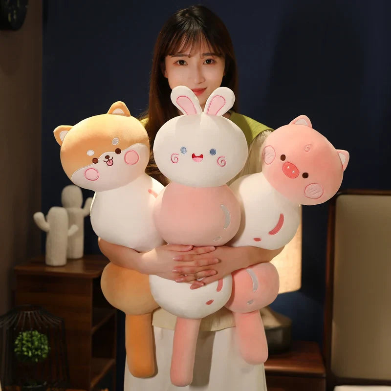 Kawaii Shiba Pig Rabbit Dog Goose Plush Toy – Soft Pillow & Cute Cushion Gift