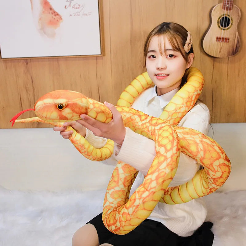 Long Soft Snake Plushie – Your Comfort Coil of Happiness