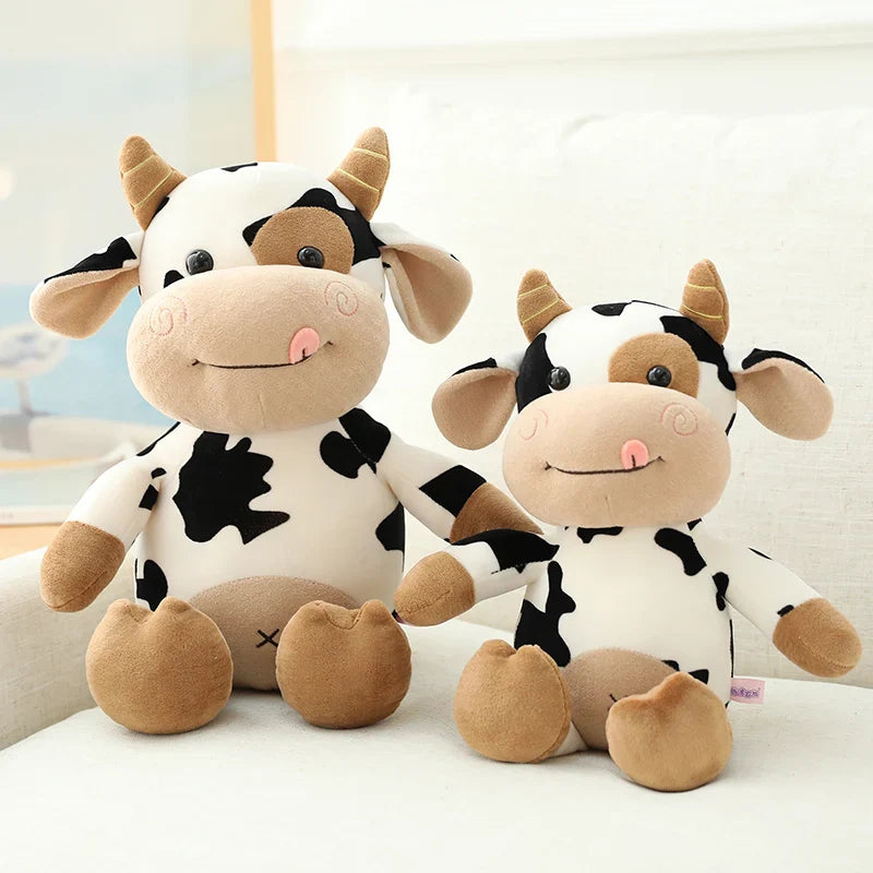 Plush Cow Toy Cute Cattle Plush Stuffed Animals Cattle Soft Doll Toys Birthday Gift