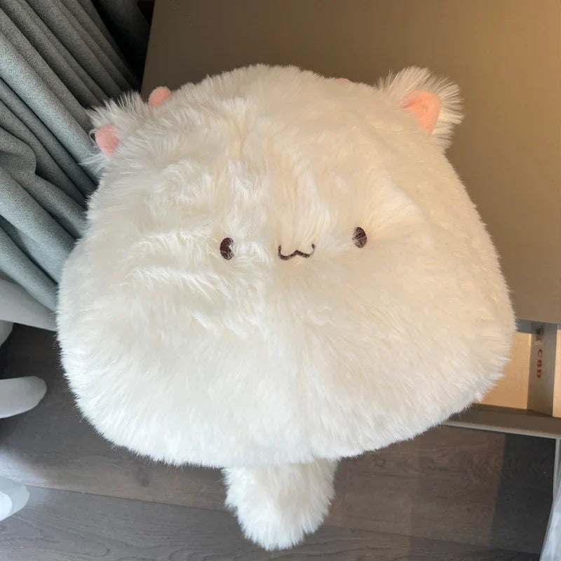 Cartoon Fat Round Cat Plush Toy – Chubby Kitty Pillow for Kawaii Decor and Gifts