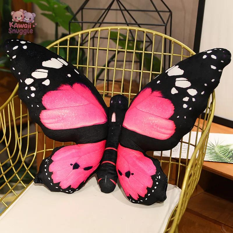 Lifelike Butterfly Plush Pillow – A Whimsical Touch of Nature!