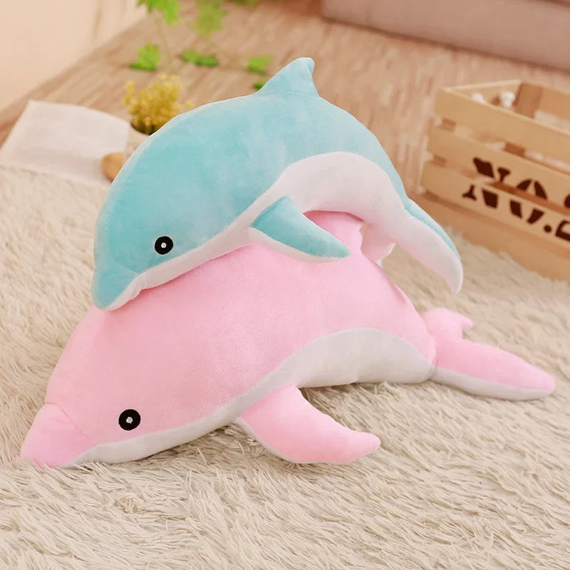 Pink Dolphin Plush Toy – A Gentle Splash of Ocean Magic