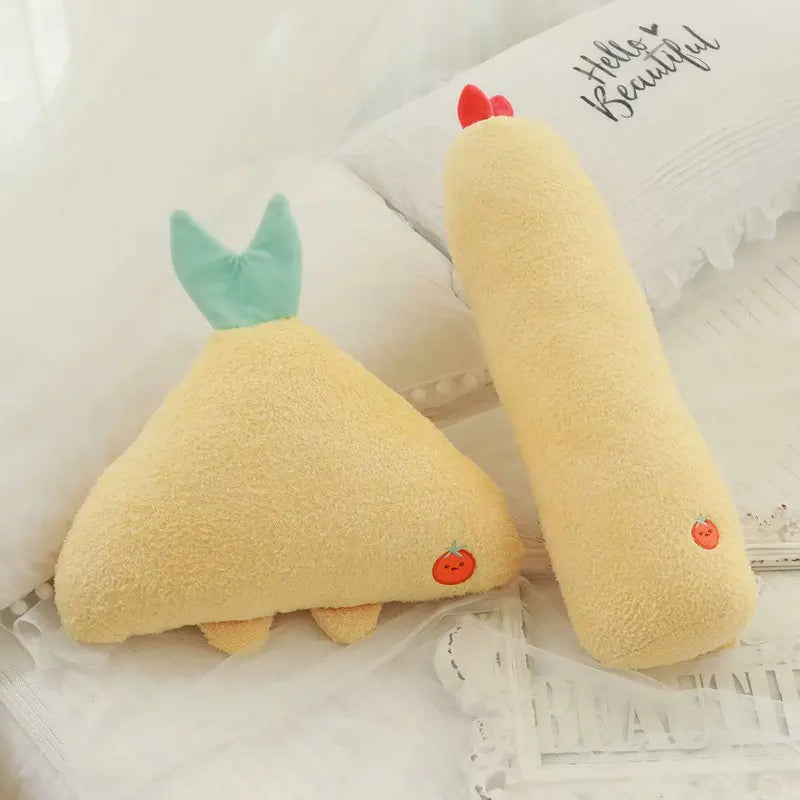 Japan Fried Shrimp Plush Toy Cute Cartoon Tempura Pillow
