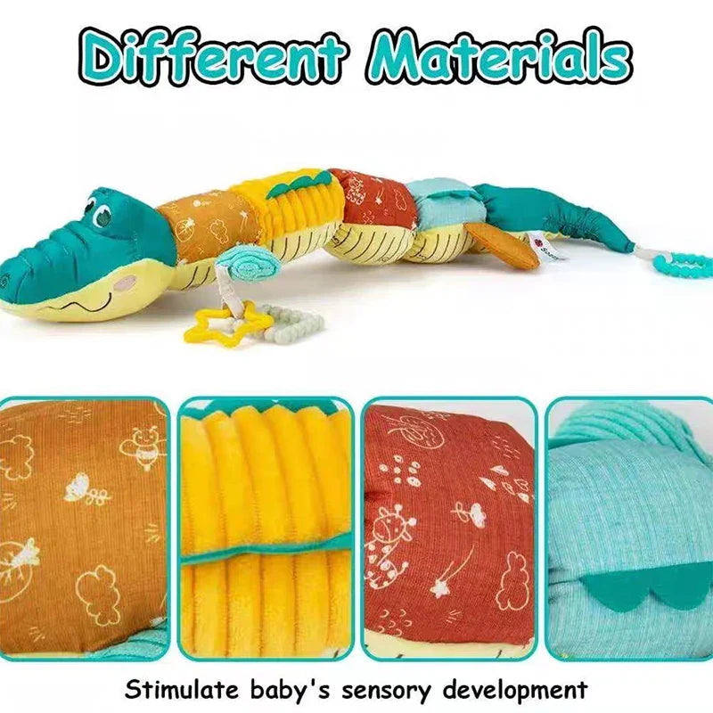 Infant Toys Baby Rattle Musical Soft Plush Toys – Crocodile Giggles Begin Here