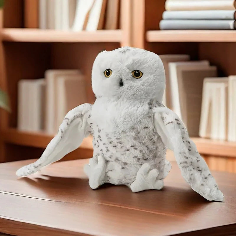 New Stuffed Plush Animals Toys Hand Finger Story Puppet Cute Bird Dolls Educational White Owl Children Birthday Gift