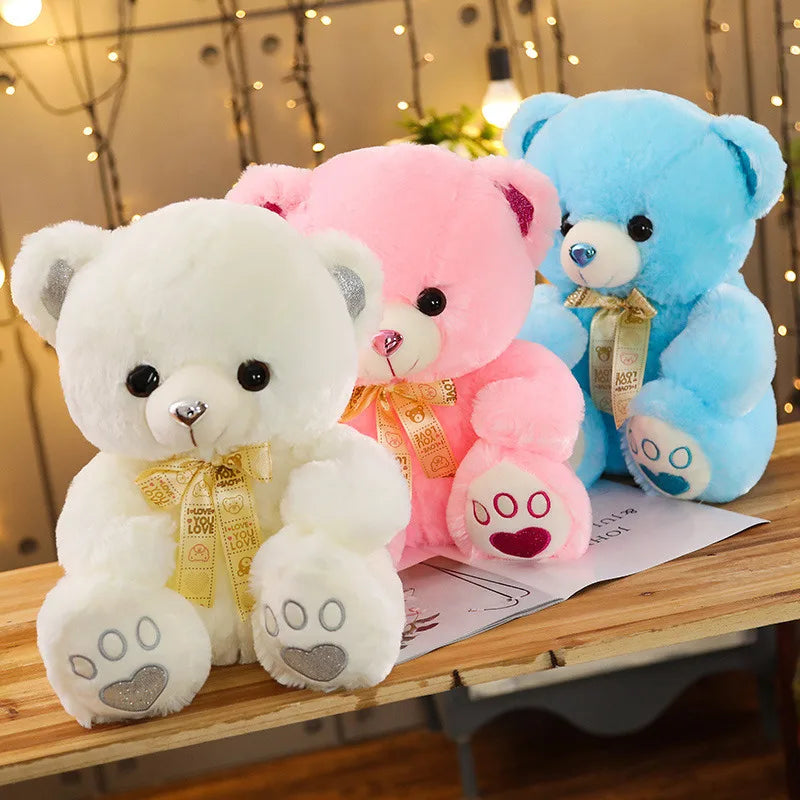 Big Huggale High Quality Teddy Bear with Bow Toy Cute Teddy