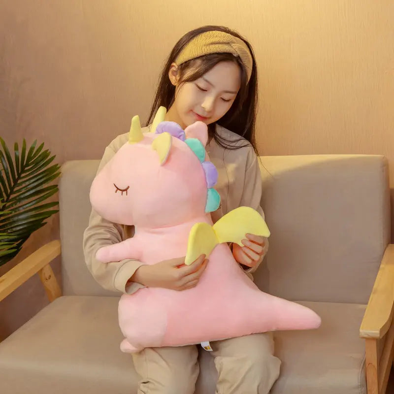 Stuffed Dinosaur Plush Toy – Soft, Huggable Prehistoric Pal for Kids