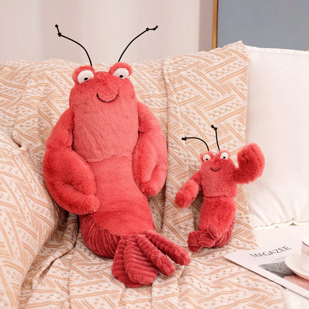 Interesting Simulation Sea Animal Lobster Crab Stuffed Short Hair Soft Baby Plush