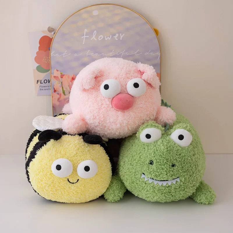 Cute Bee Crocodile Unicorn Pig Plush Toys – Soft Birthday Pillow