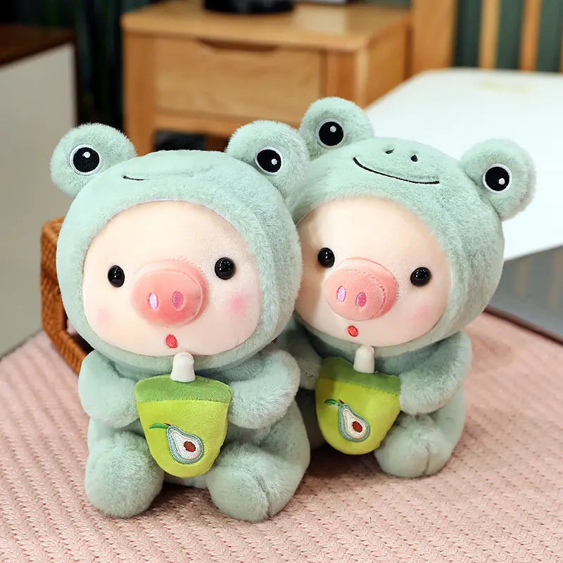Cosplay Animal Boba Plushie Unicorn Frog Bunny Pig Toy Hug