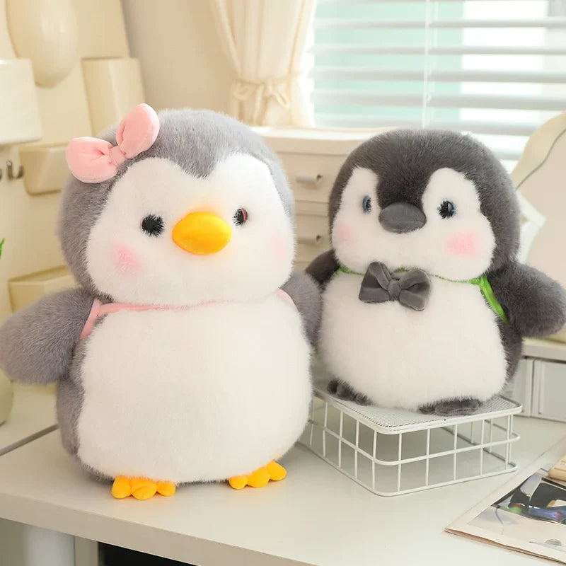 Lovely Hairy Penguin Plush Toy – Soft Stuffed Cartoon Penguin for Kids and Room Decor