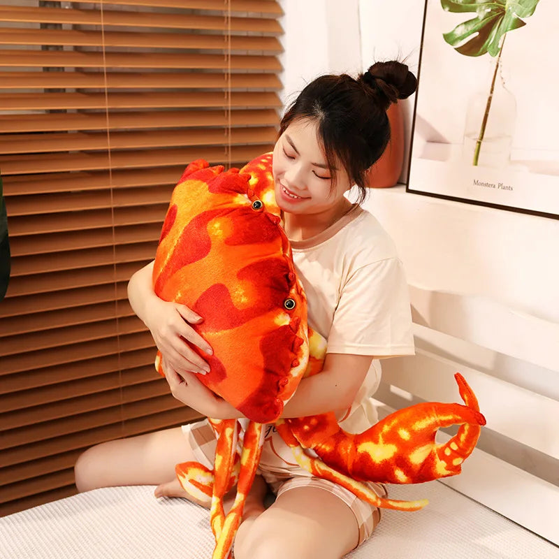 Simulated Crab Plush Toy – A Big-Hearted Sea Creature with a Soft Side