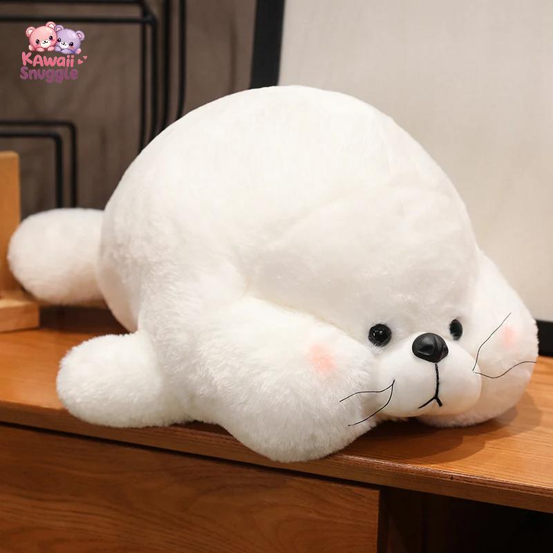 Hairy Lying Seal PUP Plush – A Cozy Ocean Companion