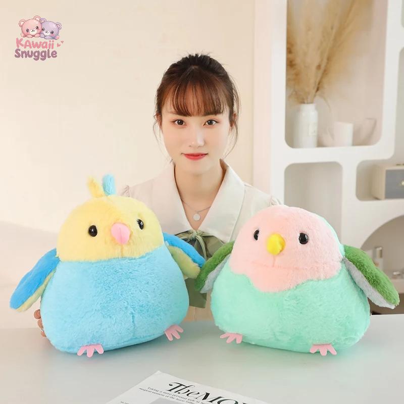 Hot Simulation Soft Lifelike Fat Parrot Plush – A Realistic and Adorable Bird Friend