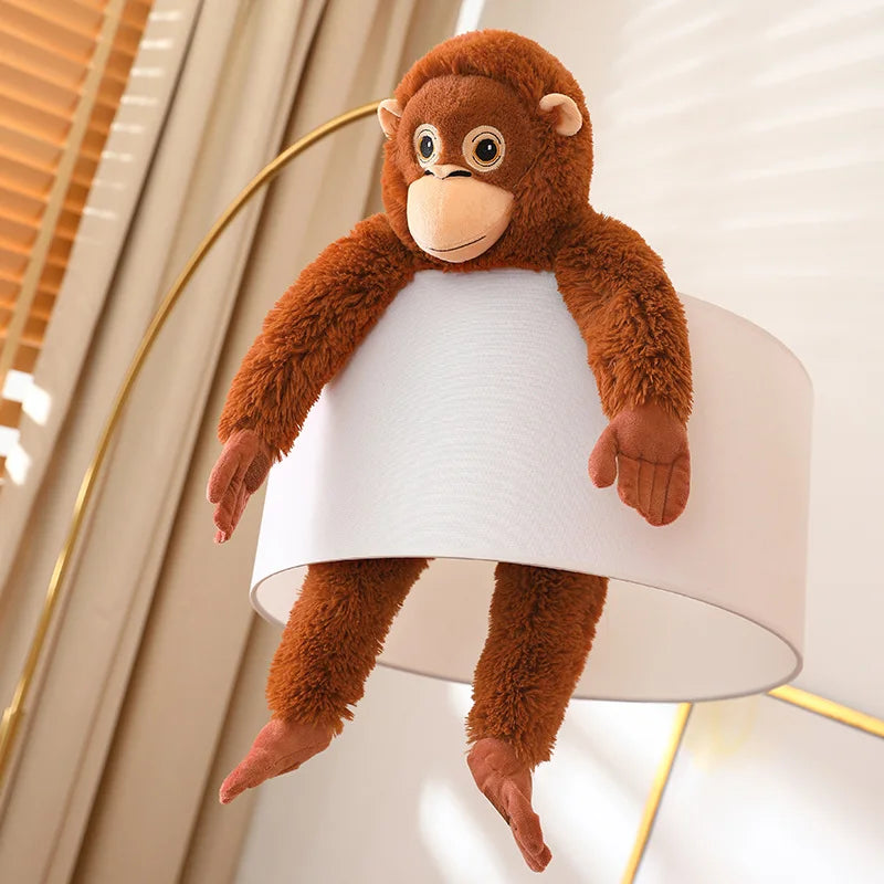 Simulation Monkey Orangutan Doll Super Soft Stuffed Bag Animals Plush Toys Anime