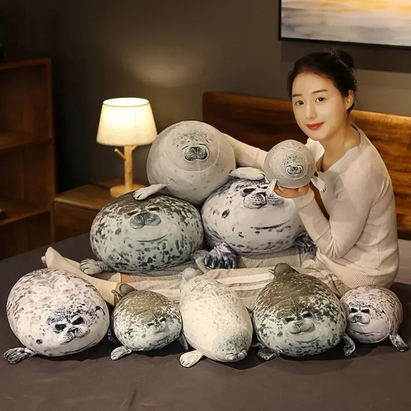 Seal Plush Toy A Hugable Chunky Sea Friend Just for You