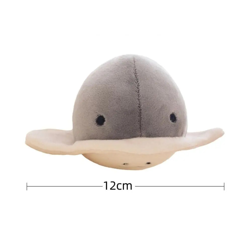Plush Toy Marine Life Ray Fish Keychain  Cartoon Fish Plush Doll Kawaii