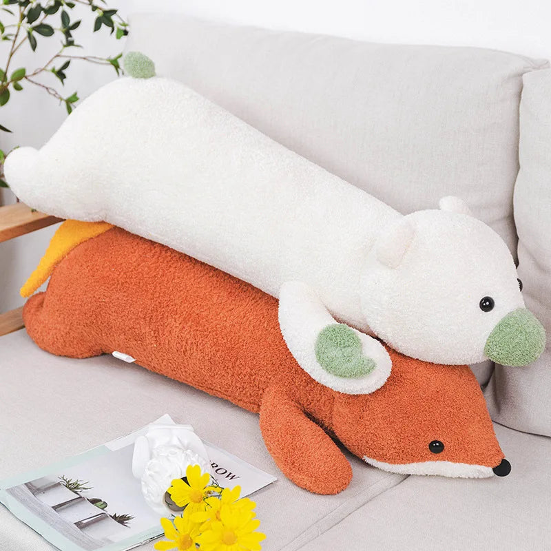 Huge Goose Plush Side Sleeper Leg Clamp Pillows Toy Cute Giant White Gooses