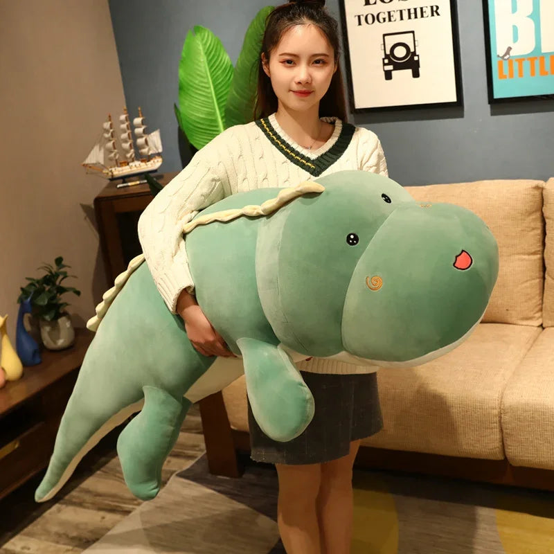 Giant Simulation Dinosaur Plush Toy – Diplodocus Cartoon Pillow for Kids’ Birthday
