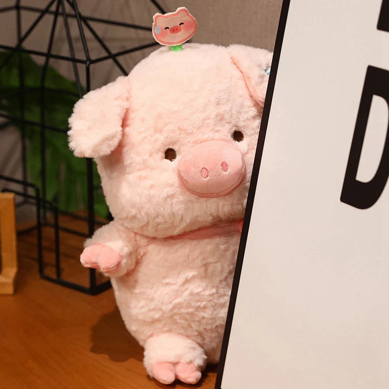 Cute Fat Pink Pig Plush – Kawaii Stuffed Animal Pig Plushie for Girls & Gift Giving