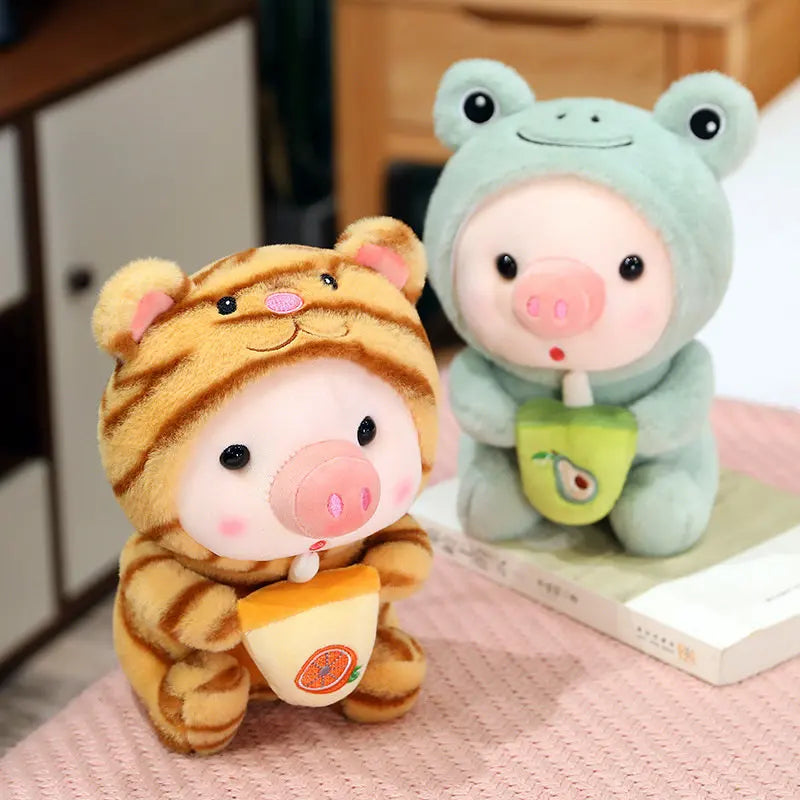 Cosplay Animal Boba Plushie Unicorn Frog Bunny Pig Toy Hug