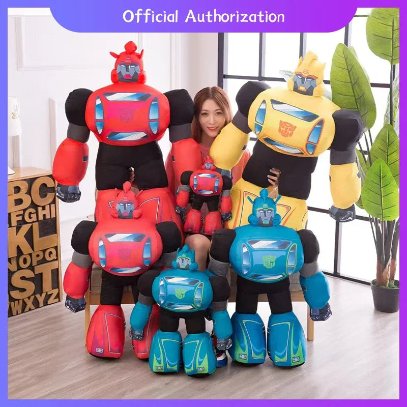 Transformers Autobots Optimus Prime Megatron Bumblebee Plush Toy Cartoon Stuffed