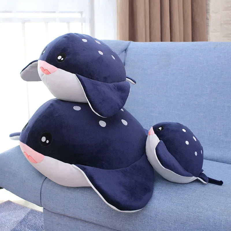 Giant Funny Whale Shark Plush Toy Cuddly Pillow & Gift for Kids and Adults