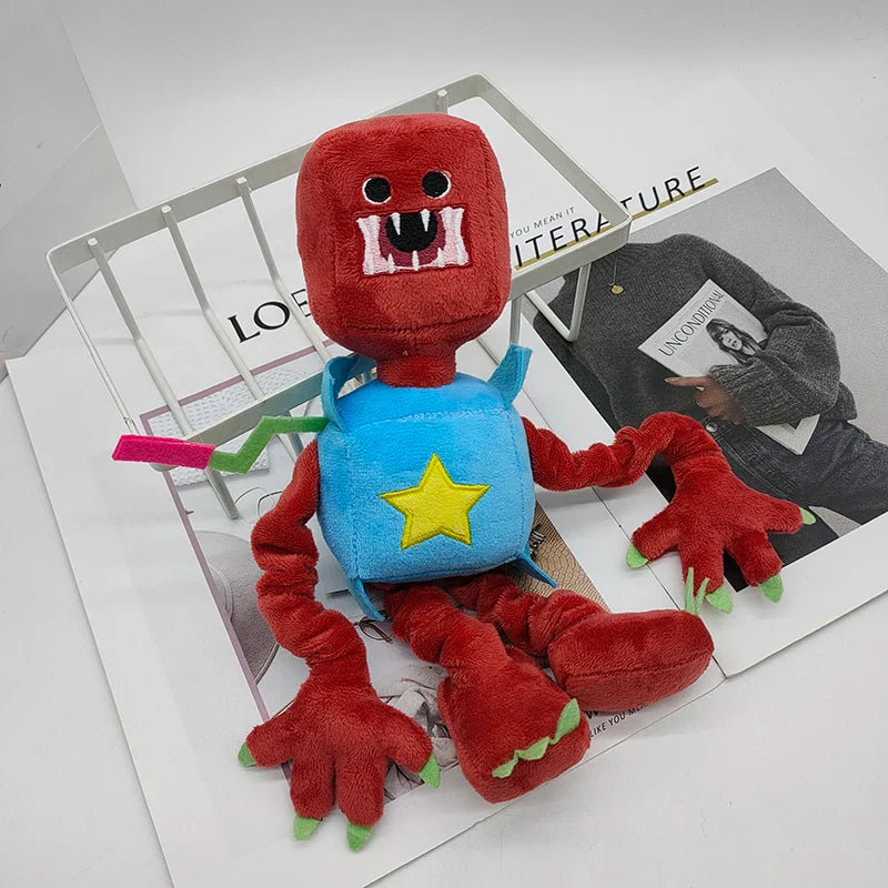 New Boxy Boo Toy Red Robot Paragraph Plush Pluszaki Cute Room Décor For Kids Children Toys