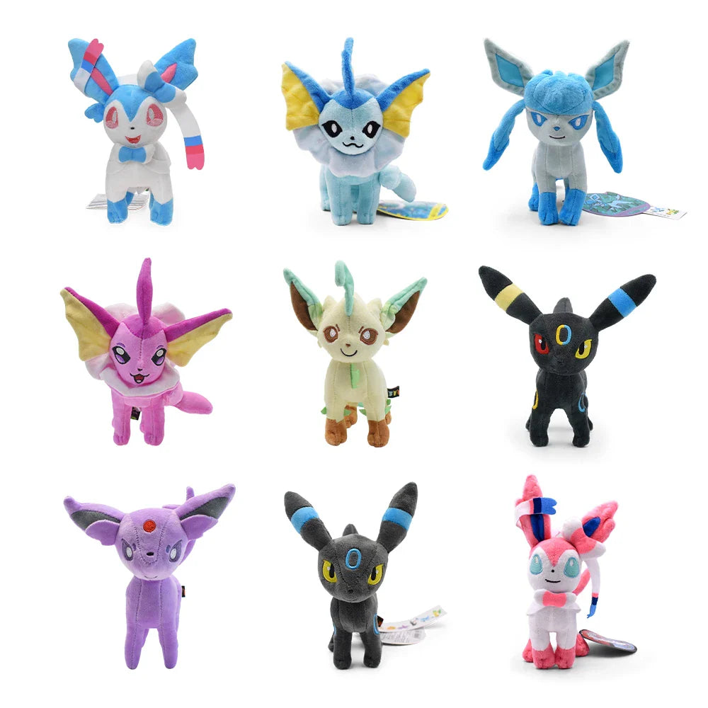 Leafeon Vaporeon Glaceon Sylveon Plush Toys – Where Fantasy Meets Cuddles