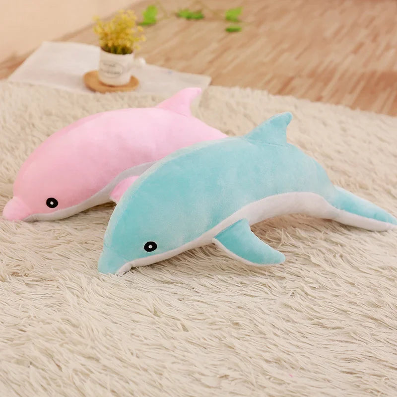 Pink Dolphin Plush Toy – A Gentle Splash of Ocean Magic