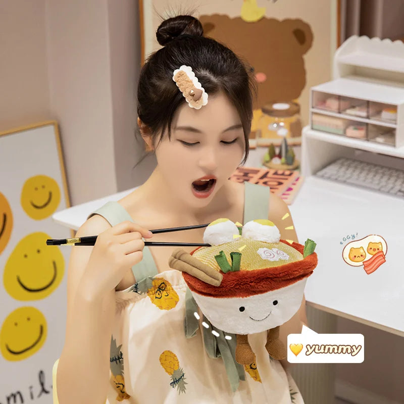 Ramen Bowl Plush – A Cozy Companion for Every Food Lover