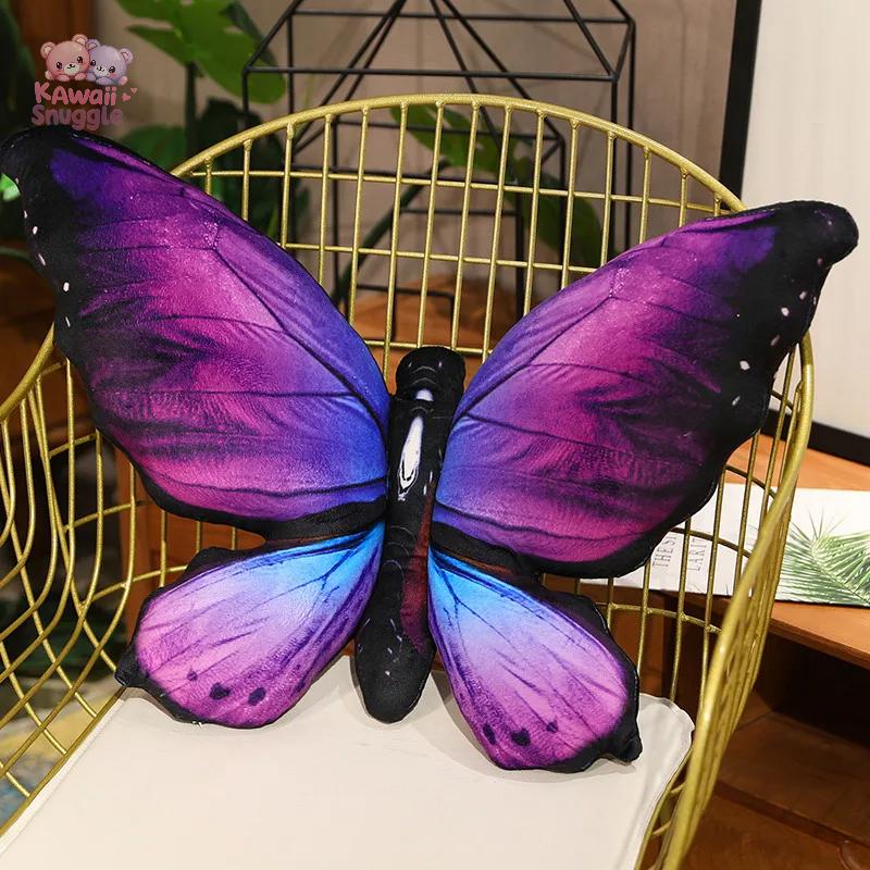 Lifelike Butterfly Plush Pillow – A Whimsical Touch of Nature!