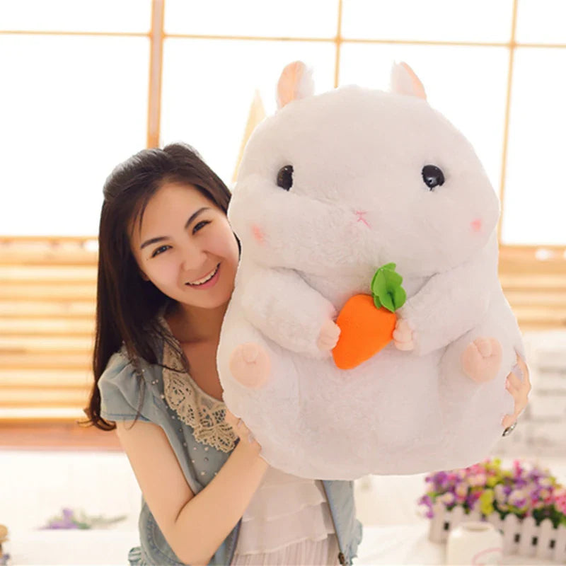 Cute Cartoon Holding Snacks Hamster Plush Toy