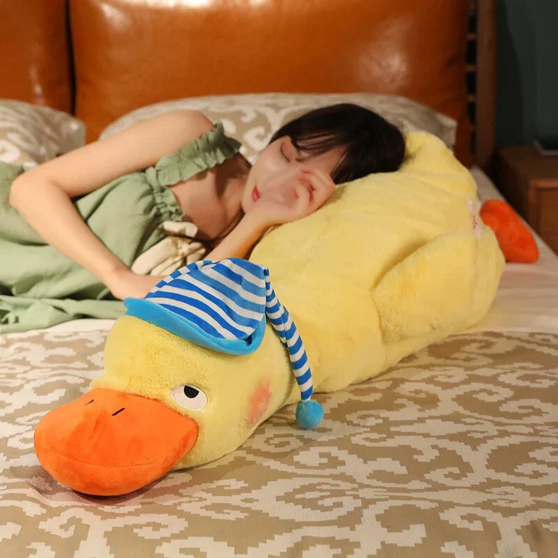 Sleepy Fluffy Duck Plushie | NEW