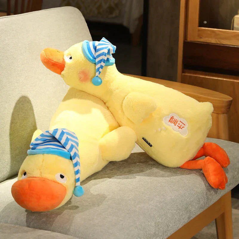 Sleepy Fluffy Duck Plushie | NEW